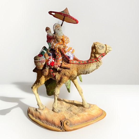 1996 Maruri Santa's World‎ Travels "Desert Trip" Figurine #1672/7500 Camel Ride - Picture 1 of 8